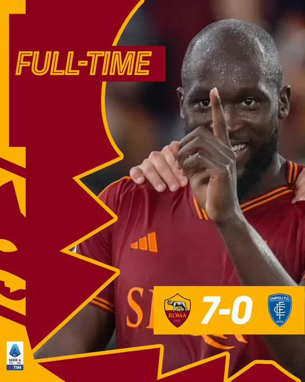 包含罗马击败对手，奔向意甲前十的词条